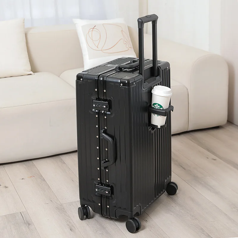 Koowo New Arrival Vintage Multifunctional Abs Pc Luggage Hardside