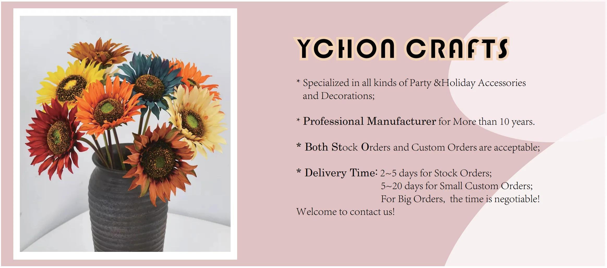 Ychon Floral Wall Panel Backdrop Decoration Artificial Flower Faux