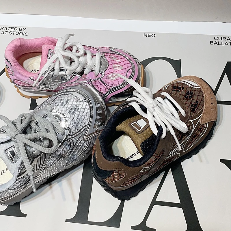 TBS 2025 New Styles Spring Kid's Mesh Shoes Trendy Designer Brand Casual Children's Sneakers Joggers pink Sports Shoe for Girls