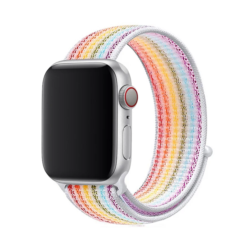 Correa De Nailon Negro Para Apple Watch Para Mujer,Serie 6 Y 7,Correa Para  Iwatch - Buy Para Reloj Apple Watch Banda,Apple Watch Banda 44,Para Iwatch  Banda Product on Alibaba.com