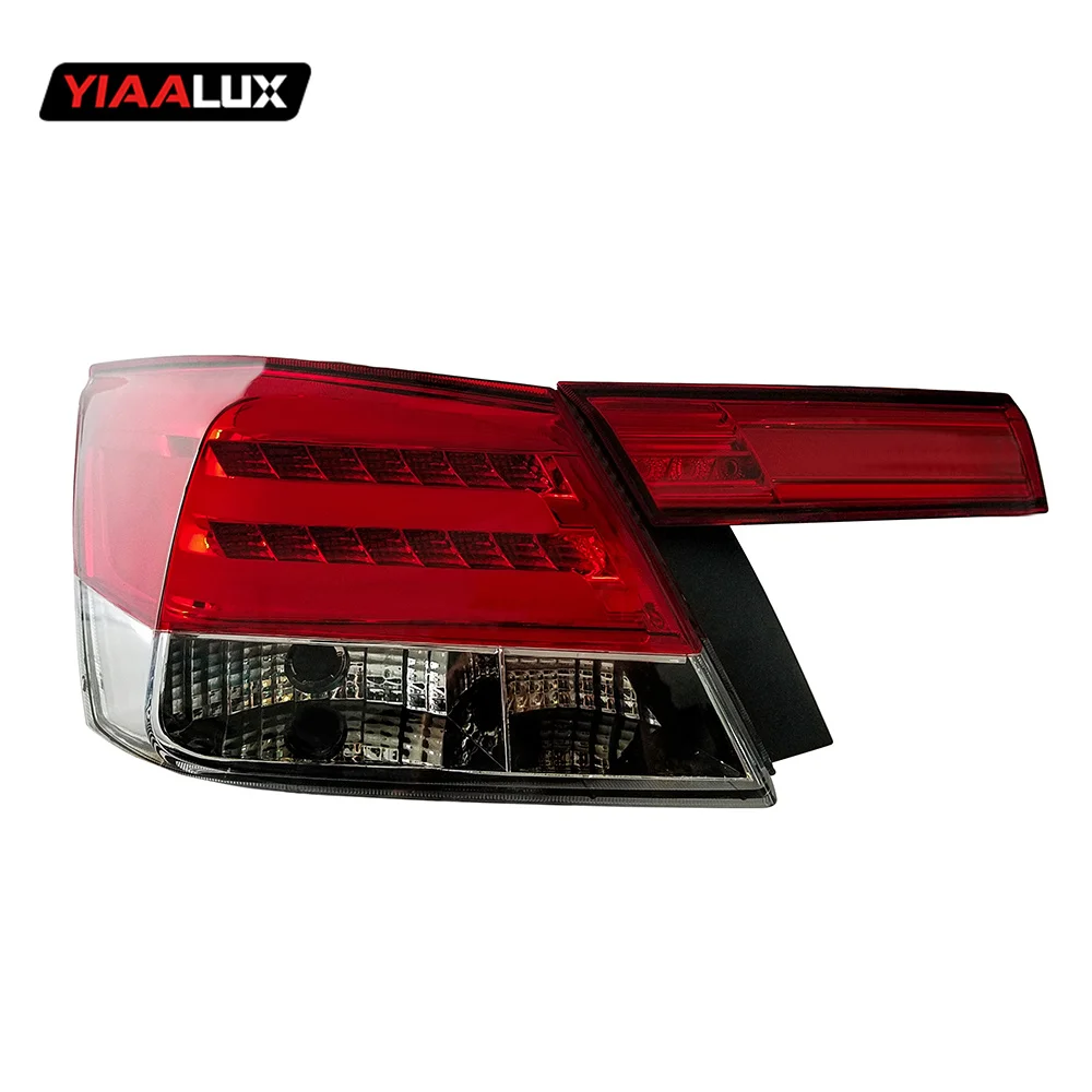 Vland Car Dynamic Turn Signal Taillight Assembly For Honda Accord 2008-2013 LED Rear Fog Brake Tail Light Auto Accessories Lamp