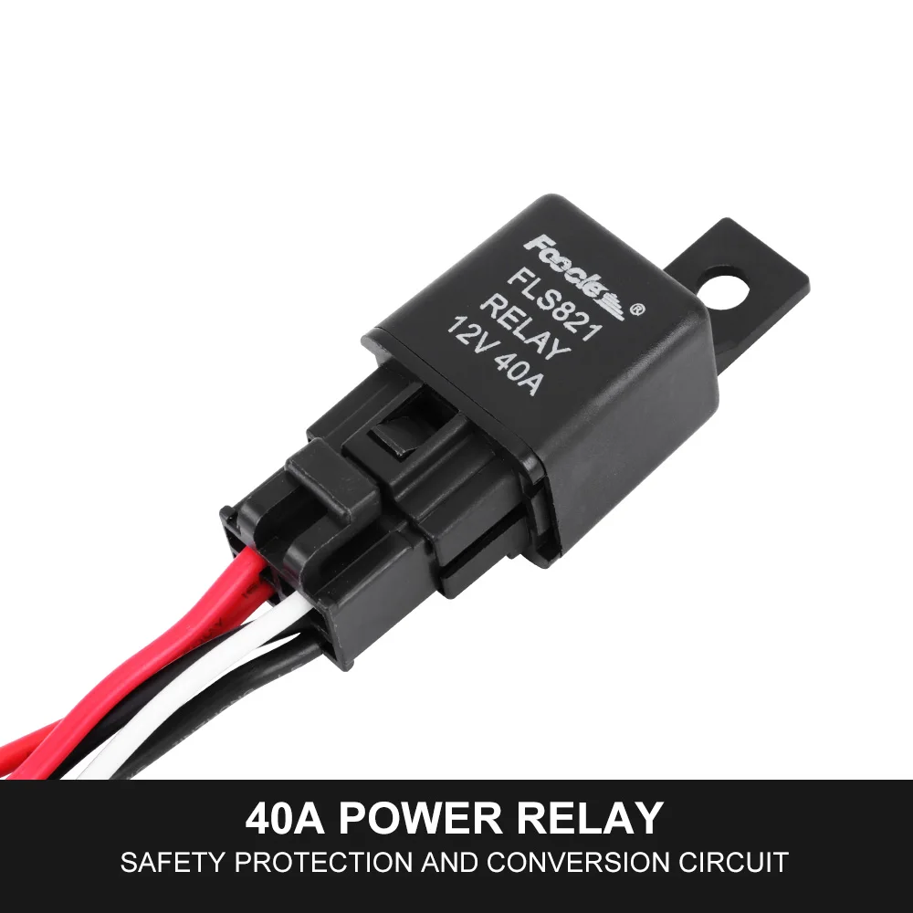 Комплект жгутов проводов LIGHTFOX DT, реле предохранителей для светодиодного рабочего освещения