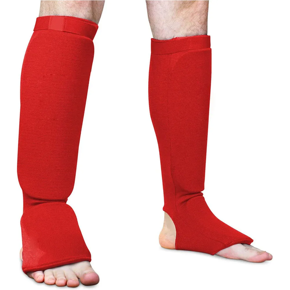 Boxing Shin Guards Fitness Instep Ankle Protector Foot Protection Kickboxing Pad Muaythai Training Leg Support Protector Cover