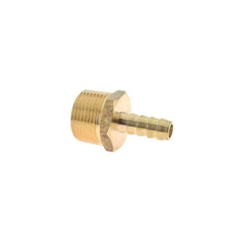 Oem Cnc Supplier Brass Barb Fitting hose tail connector Thread Connector Tail Male Adapters