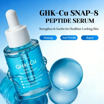 ghk-cu zinc Copper Peptide Serum Snap-8 Anti Wrinkle Anti Aging Face Serum With Hyaluronic Acid Private Label Oem Odm and hair Vitruvias mg:5mg/5mg X 5pk How to Choose the