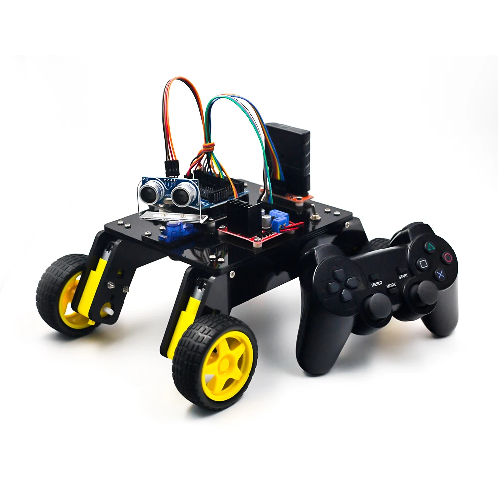 diy remote control smart robot car kit for steam education