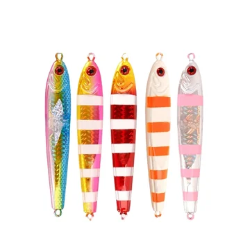 Tuolu Lead Fish Lure 100g-200g Glow-in-the-Dark Sea Fishing Boat Fishing Long-Cast Jig Bait for Saltwater Fish – Metal Jig – view 2