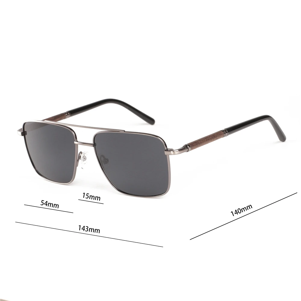 2024 Titanium Wood Sunglasses Eco Friendly Bamboo Temples Arms Eyewear   H57181c88531d44d79fa70a89e8c8bb47U 