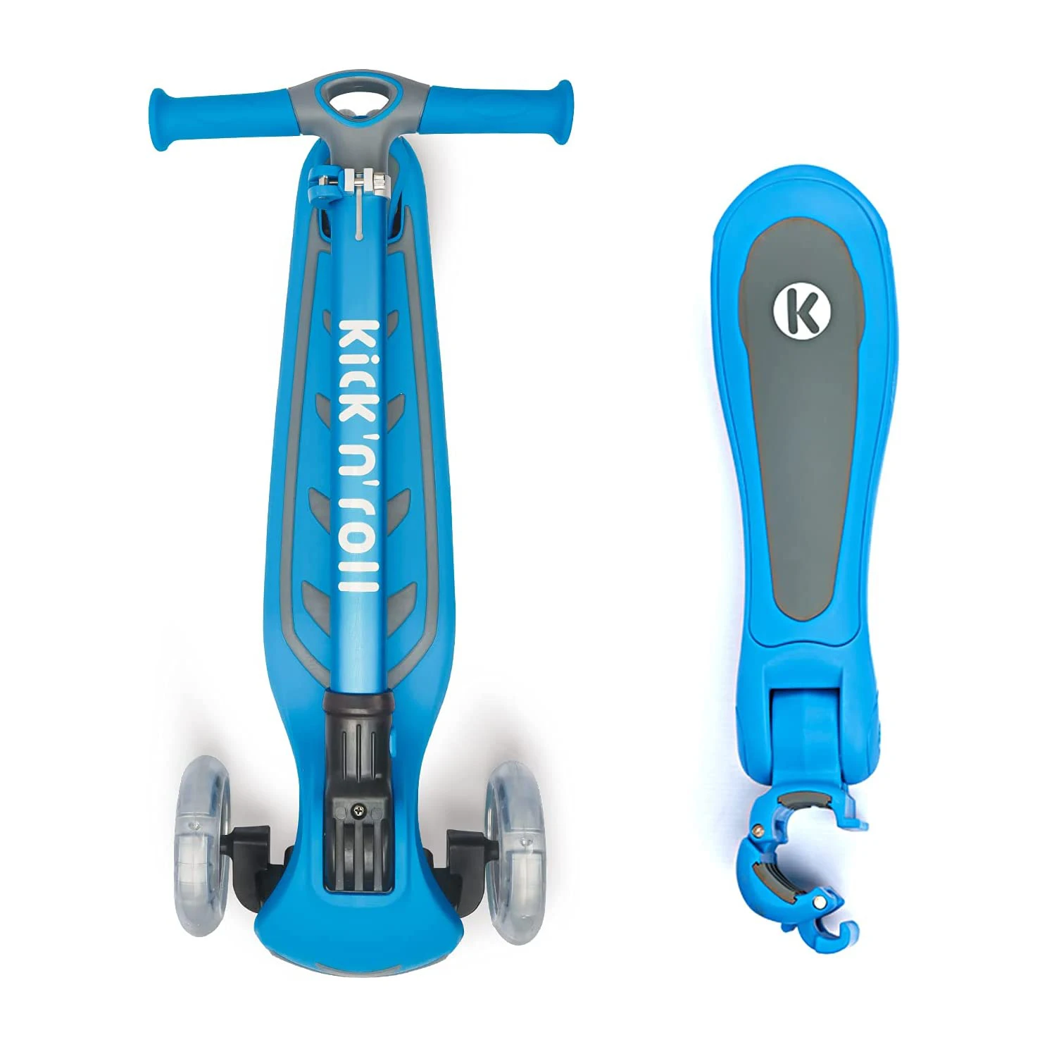 Oem Odm 2in1 Kids Scooter With Seat Child Scooter Lightup Wheels Wide