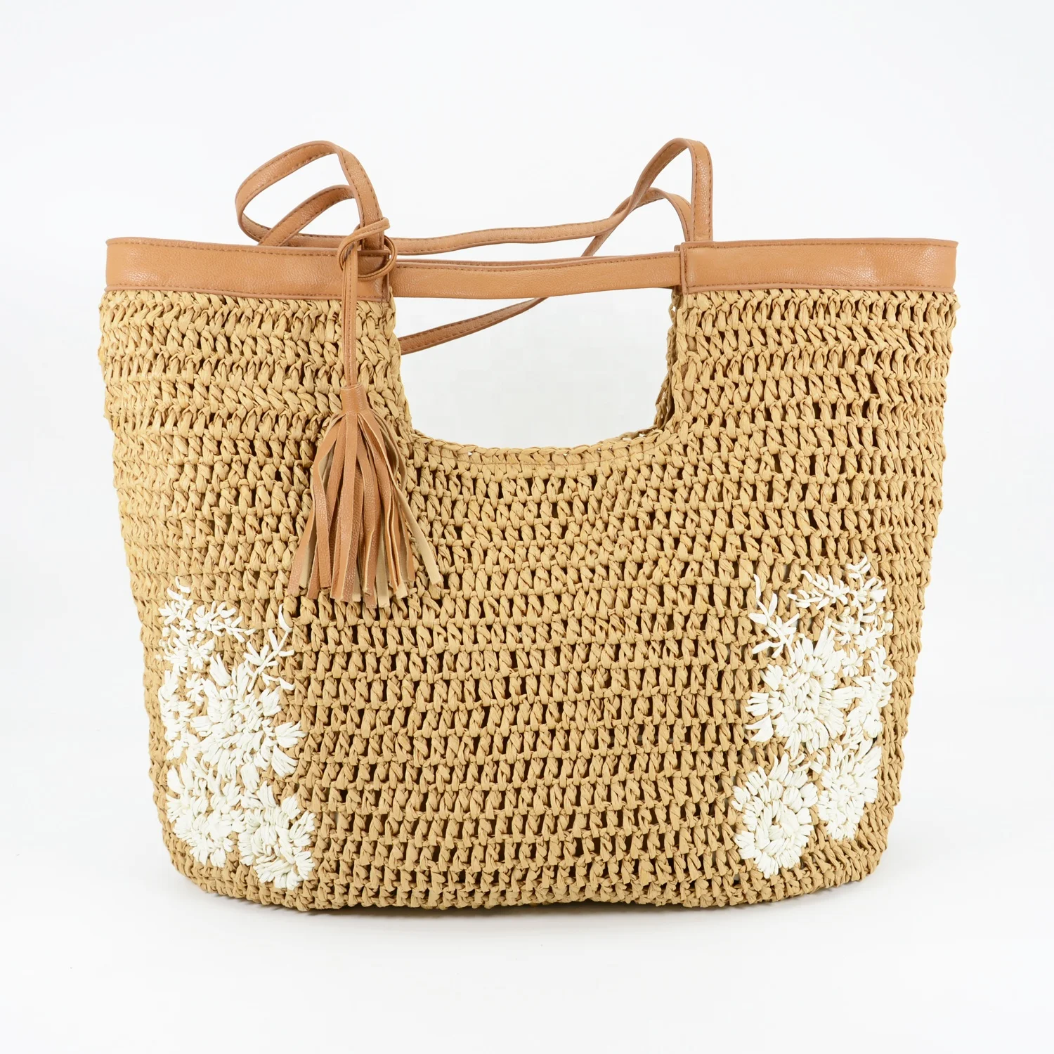Summer Fashion Simple Shoulder Bags Large Capacity Paper Straw Beach Handbag  - China Replicas Bags and Wholesale Replicas Bags price
