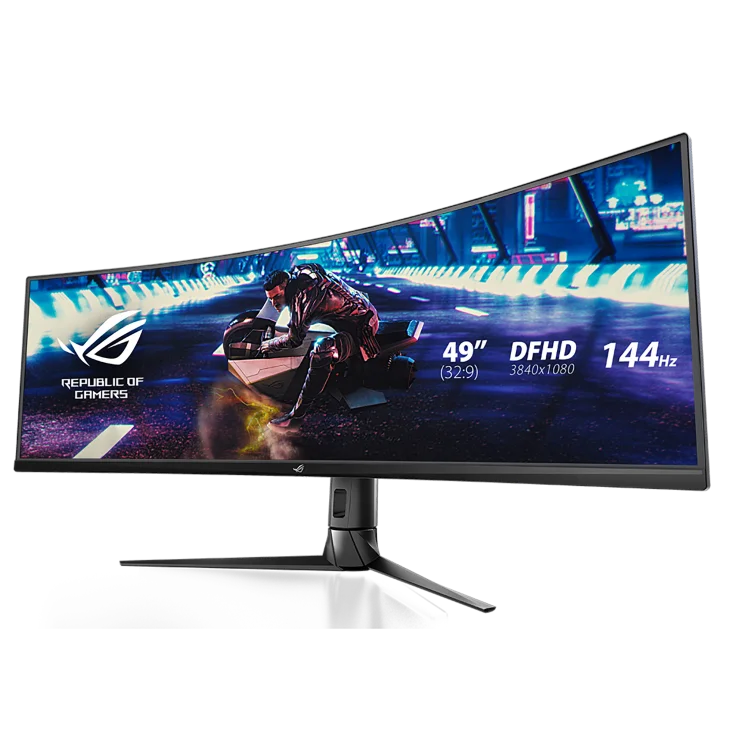 Brand New Computer Gaming Monitor ROG Strix XG49VQ 144Hz 49 Inch Curved Monitor Full HD LCD Display  Gaming LCD Monitor