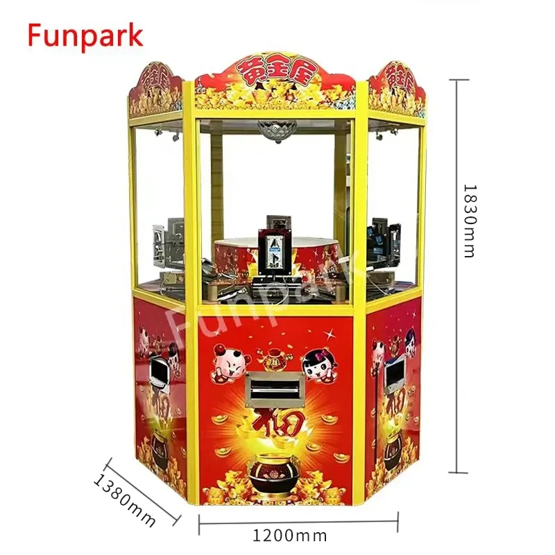 Funpark Win Lottery Arcade Game Machine Professionally Made Indoor Adult Metal Coin Pusher for Sale for Amusement Center supplier