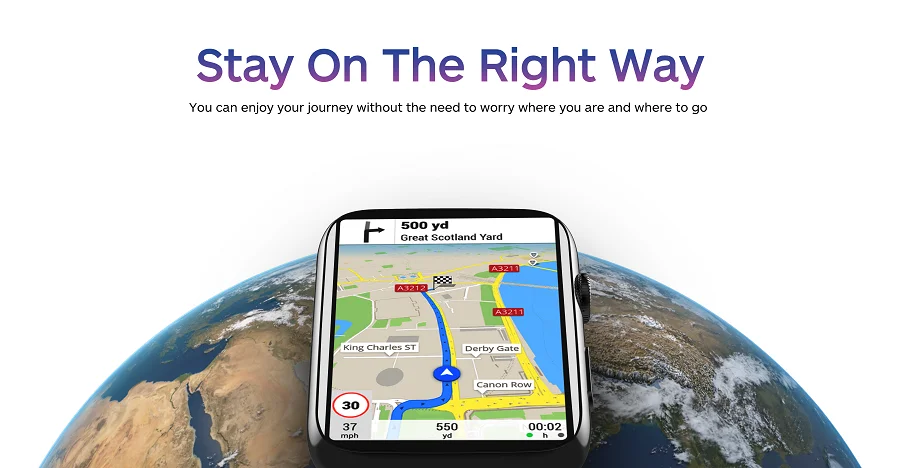 Большой размер дисплей большая память sim Поддержка вызова камеры 4g lite clon gps Прайм Часы android Смарт часы