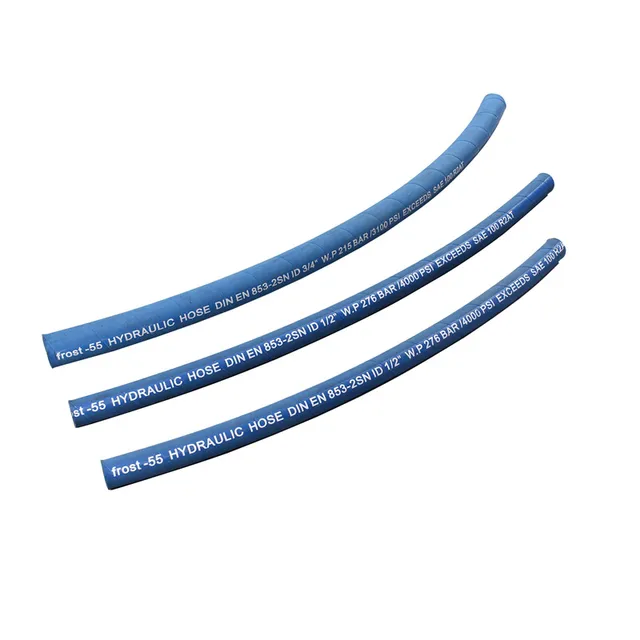 Excellent Blue Color Wrapped 2SN Hose for Jet Washing Car