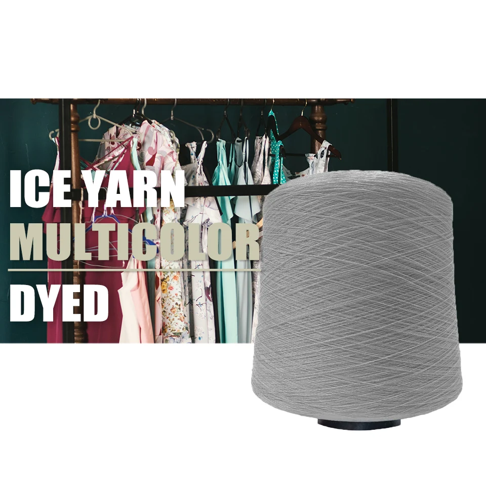 Manufacturers Direct Sale Raw White Combed Compact Yarn 50%Viscose 50%Nylon 30S/2 Ice Cooling Blend Yarn For Knitting Machine details