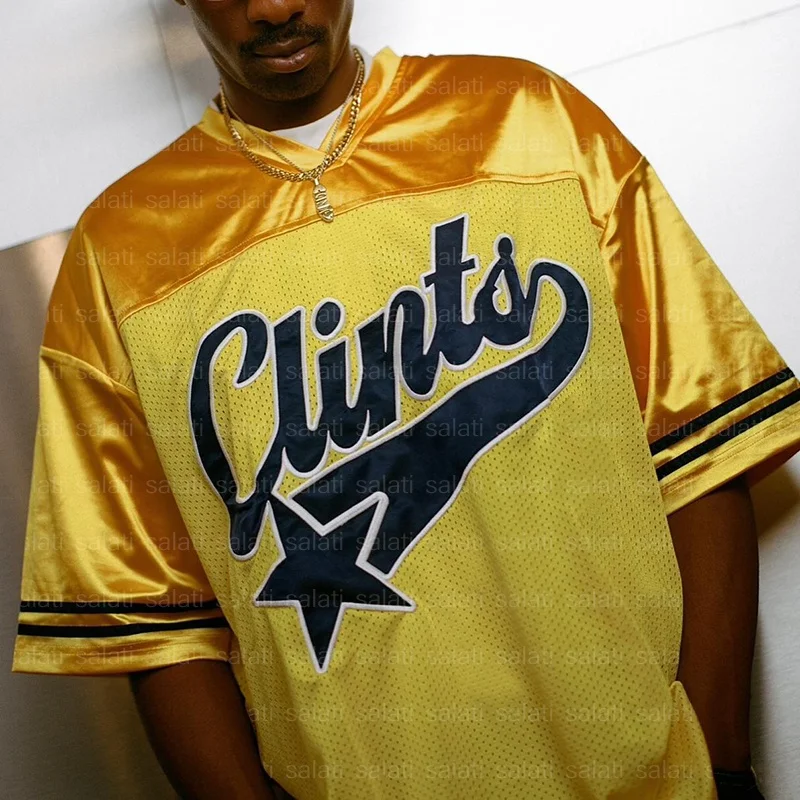 Custom Design Embroidery T-shirt Cotton Boxy Oversized Classic Mesh Sports Shirts Baseball Basketball Soccer Football Jersey Men gallery 2