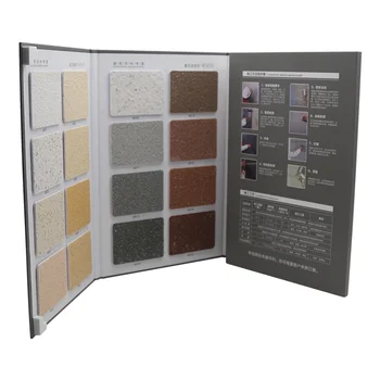 Wood Veneer color samples display cardboard book Tile Sample Book