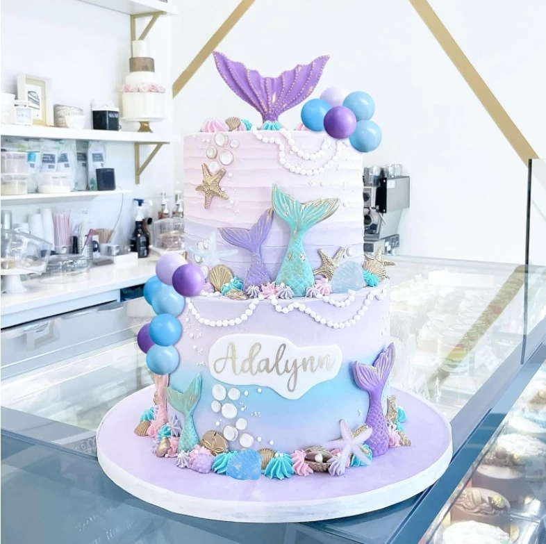 100 Stück Fisch-Konfetti Blau Glitzer - Nautische Dekoration Für Babyjunge Geburtstag & Smash Cake