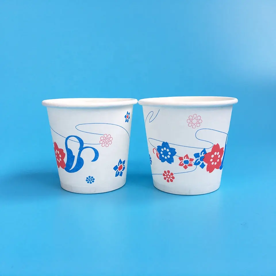 Disposable Single Wall Paper Cup and Bowl High Quality with Logo Printing 5