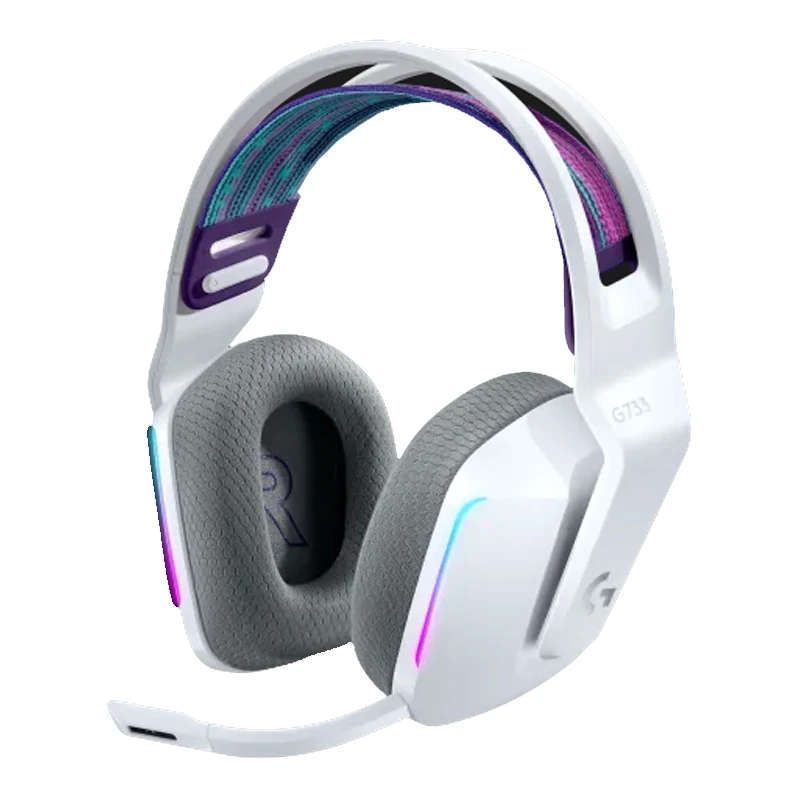 Original Logitech G733 LIGHTSPEED Wireless RGB Gaming Headset X 2.0 surround sound PRO-G DTS Headphone For Computer Gamers 117731