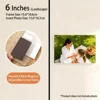 6 pouces horizontaux
