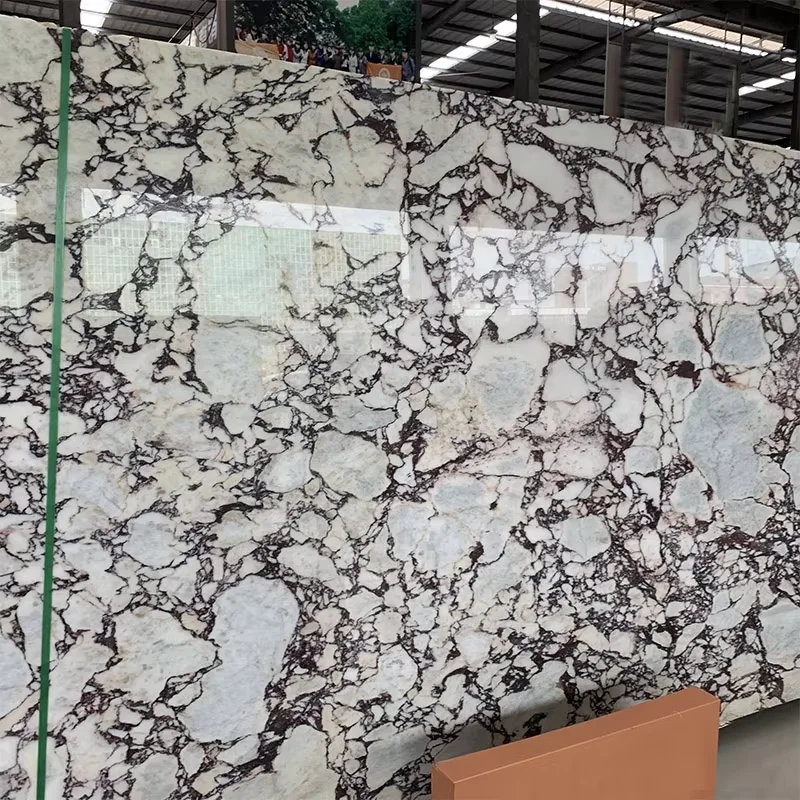 product luxury calacatta viola white marble slab purple vein modern design polished surface finish for villa kitchen countertop bathroom-1