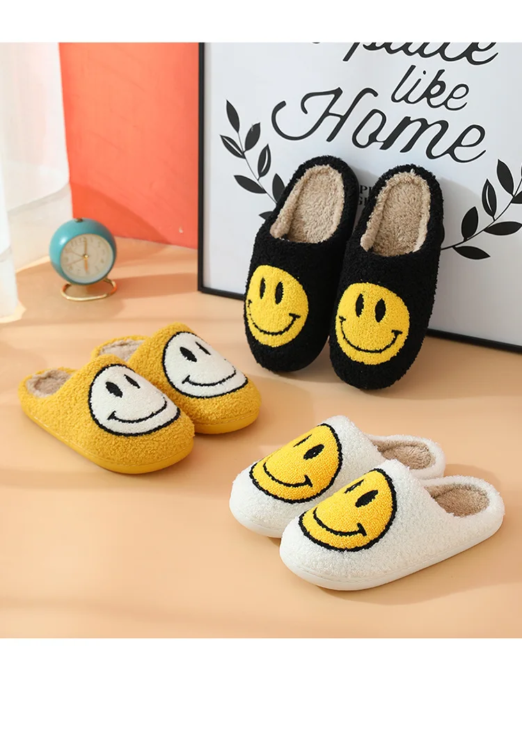  Slippers Daisy Marble Casual House Shoes Plush Lining