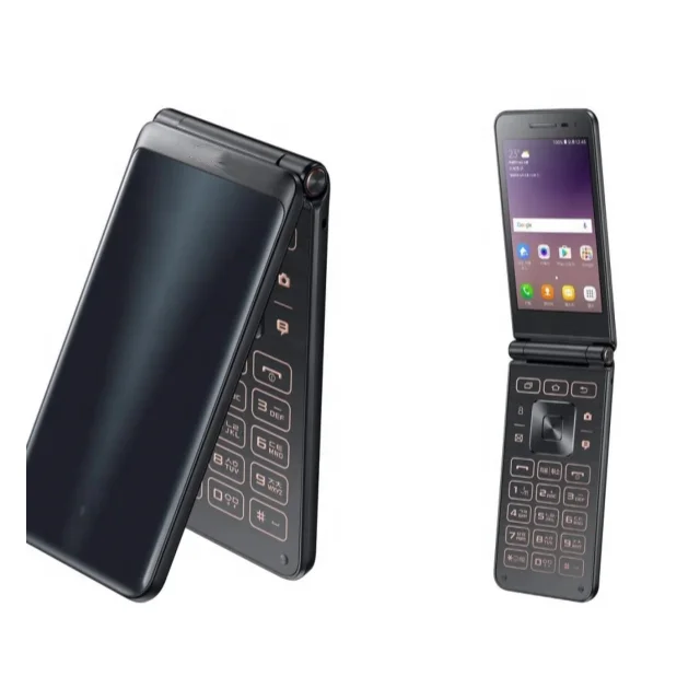 For Sam Folder2 G160N Single Sim Original Unlocked Android Super Cheap Smart Touchscreen Flip Mobile Cell Phone