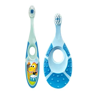 2026 Hot Selling Regular Size Silicone PP Handle Baby High Quality Soft Bristles Easy Grip Toddler Toothbrush OEM