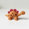orange 3d dinosaur
