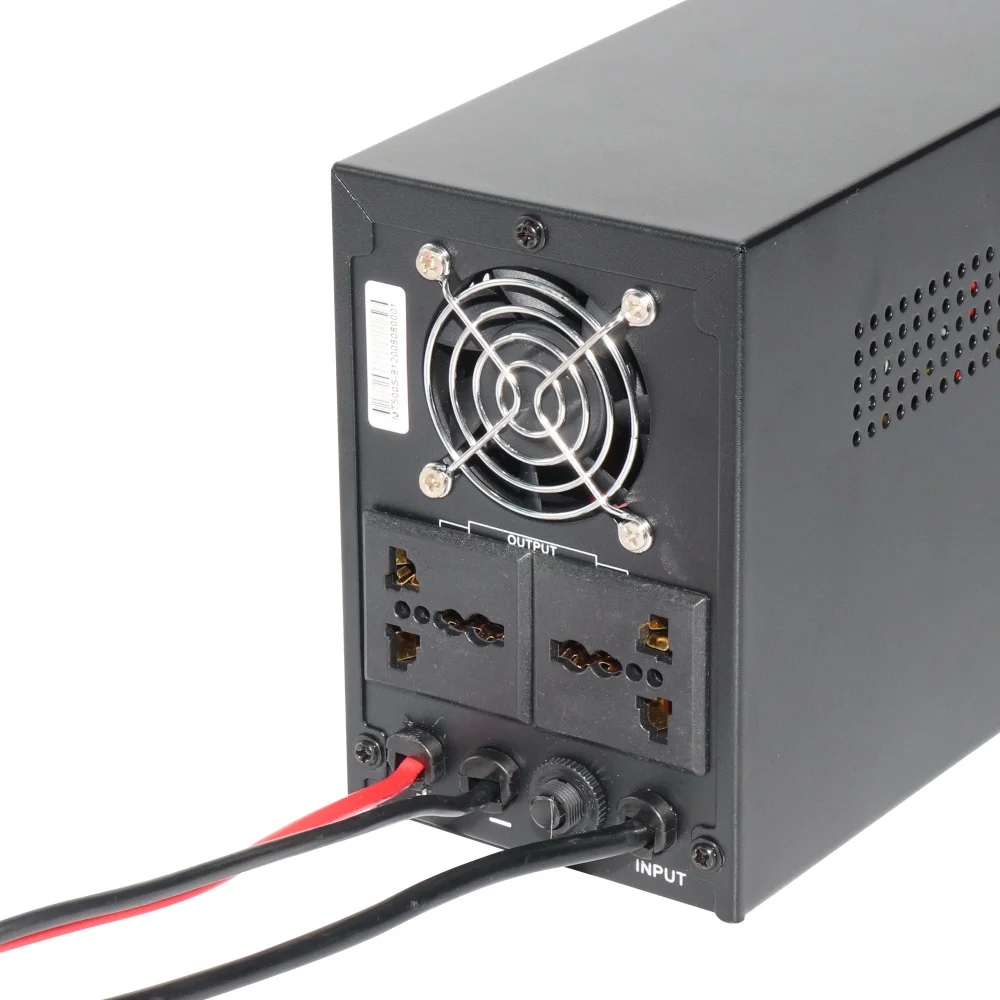 Small 650VA UPS Lithium Mini Backup Power Supply for Computers Wifi Router German Standard Plug Socket Offline Use Single Phase