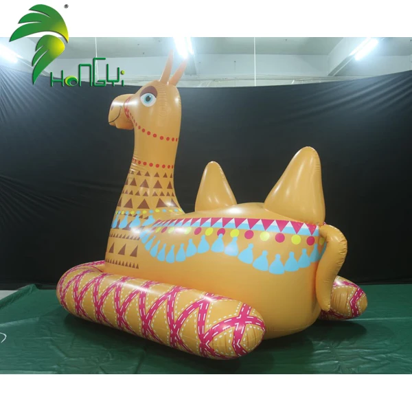 Newest Customized Lovely PVC Animal Design Float Inflatable Camel Toy