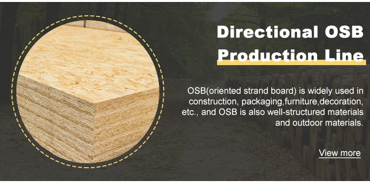 Full Automatic Woodworking OSB Board Panel Production Line