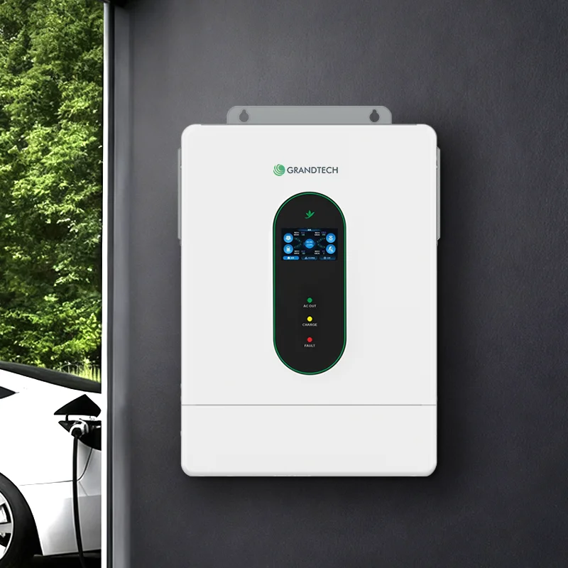 ממיר שמשי היברידי ברשת ומחוץ לרשת 12 קילוואט ממיר שמשי DC ל-AC עם פונקציית מקבילות 6 חד שלבי 120V 240V ממיר מחוץ לרשת