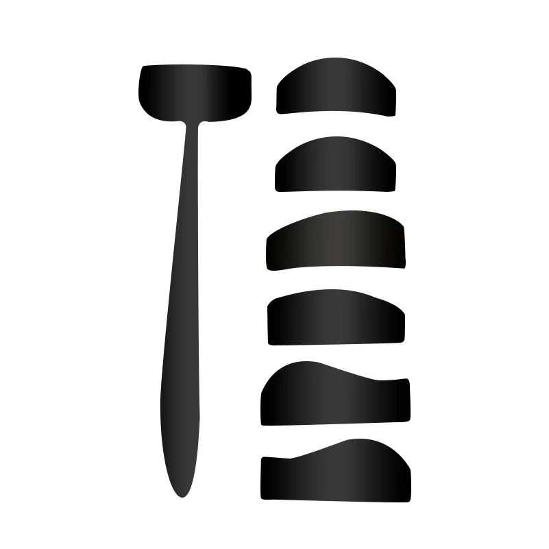 Легкая Косметика для макияжа, тени для век, инструменты для макияжа глаз, набор из 6 в 1 веревок