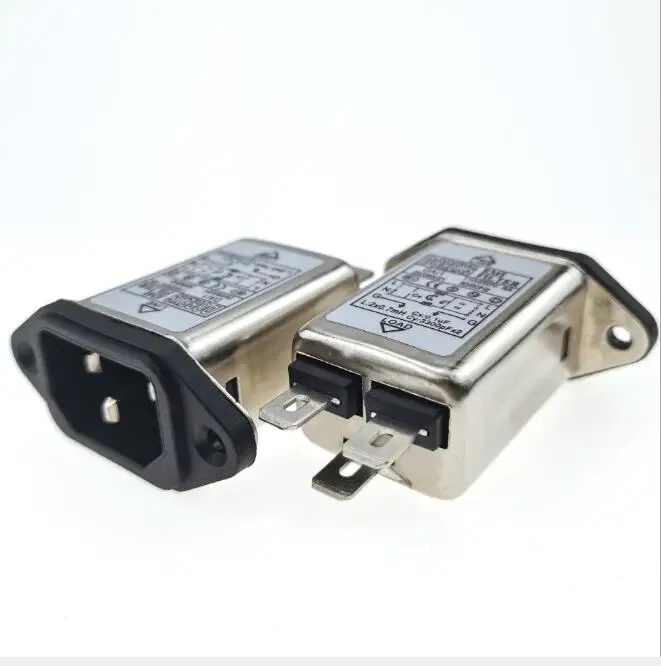 1A 3A 6A Single phase EMI filter AC Connector