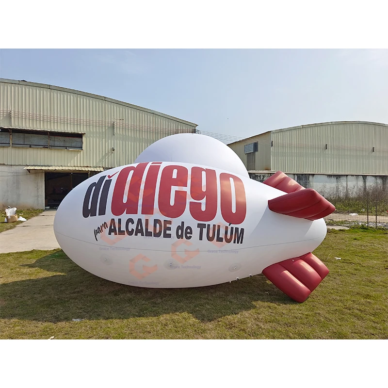 Ballon Zeppelin Gonflable Personnalisé pour Publicité - 3m à 6m