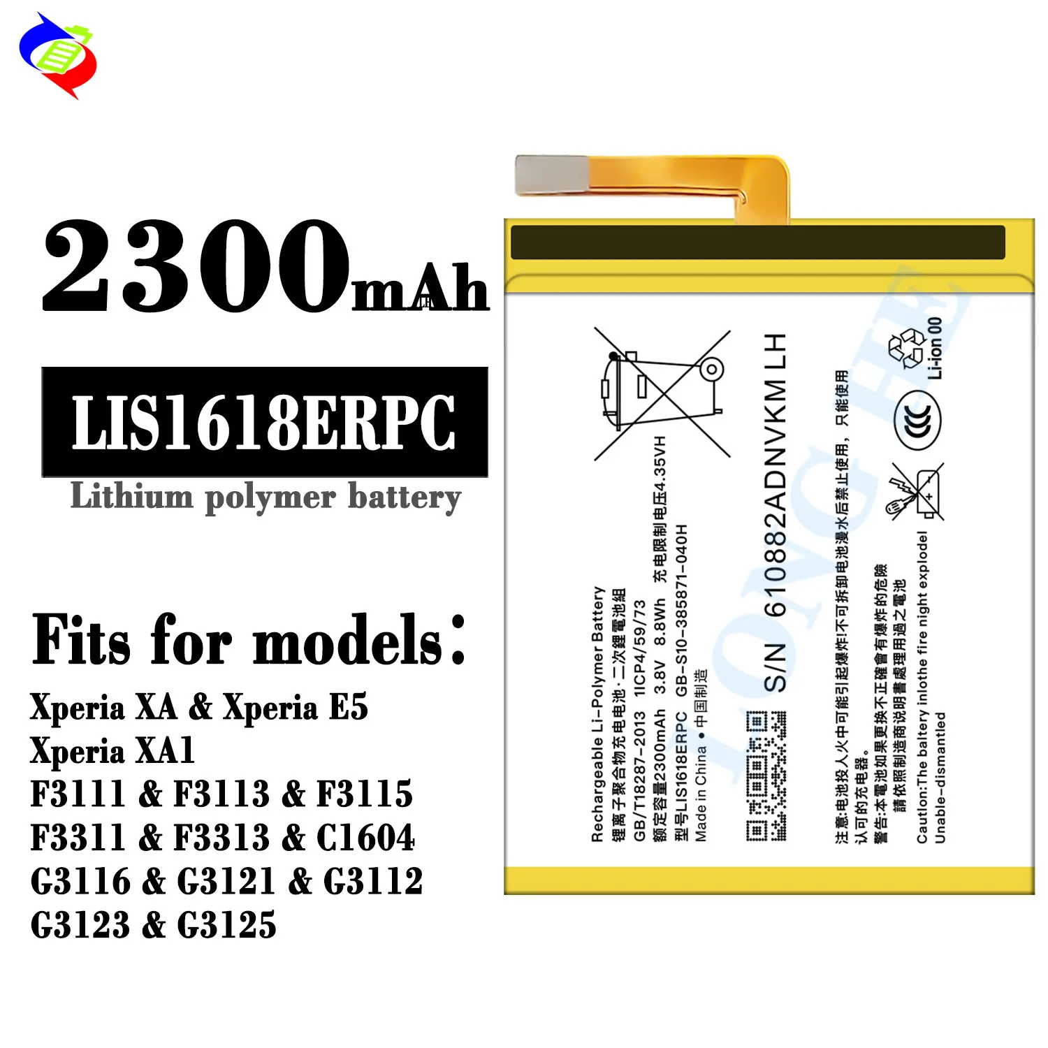 cellePhone PolarCell batería Li-Polymer para Sony Xperia Neo L - Sony