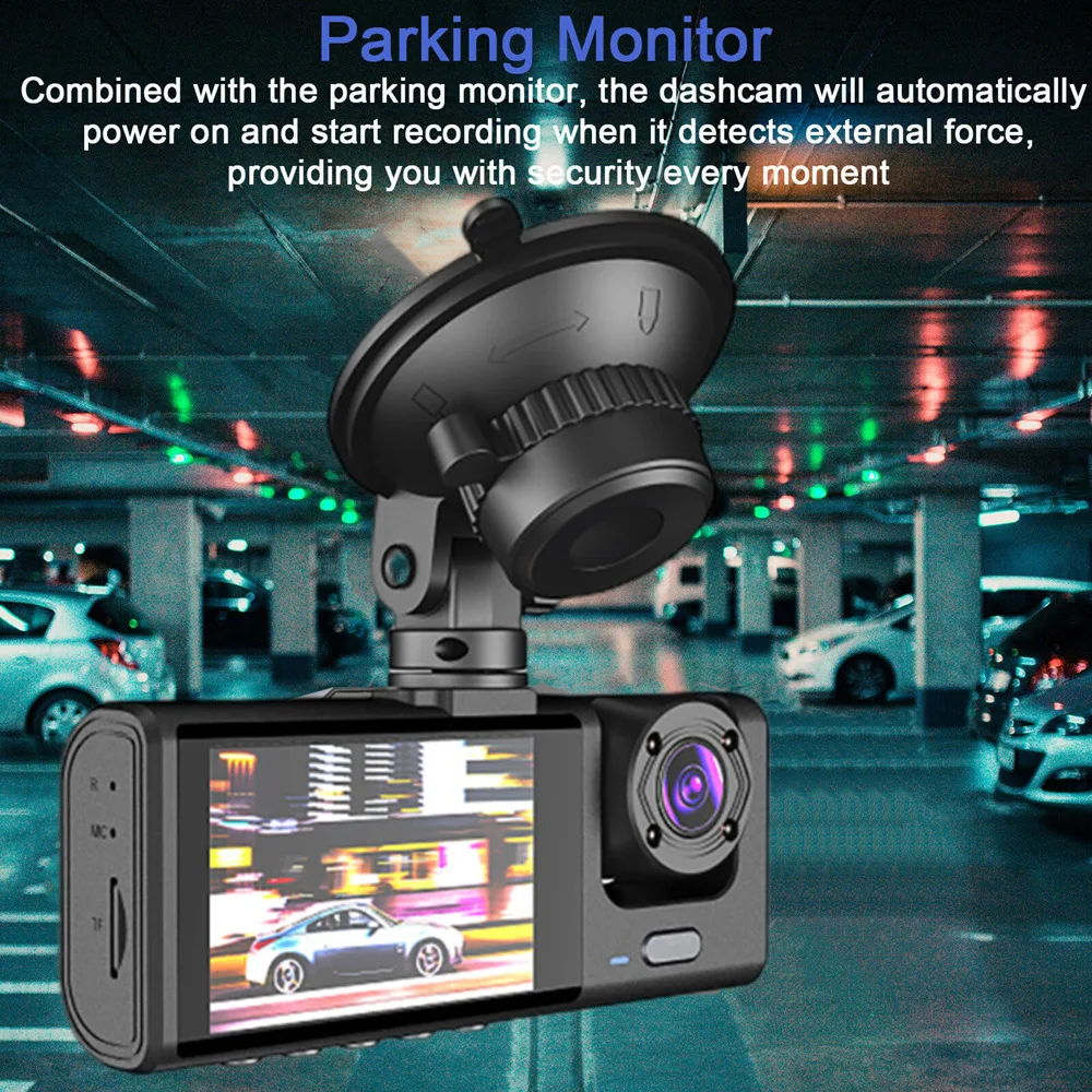 Waterproof Hd 1080p Car Black Box Dash Cam Car Dvr Video Recorder Night ...