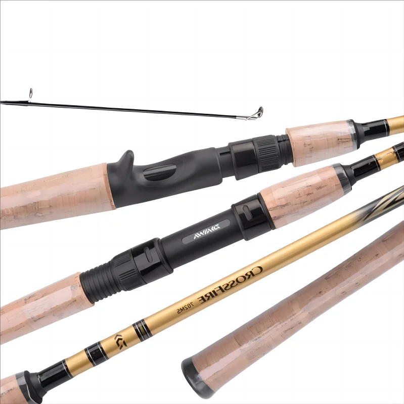 Daiwa Crossfire Spin Canne à Pêche 2,10 M 10-40 G - Action Rapide Et Légère Pour Leurres
