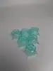 colorful Transparent crystal cat paw single