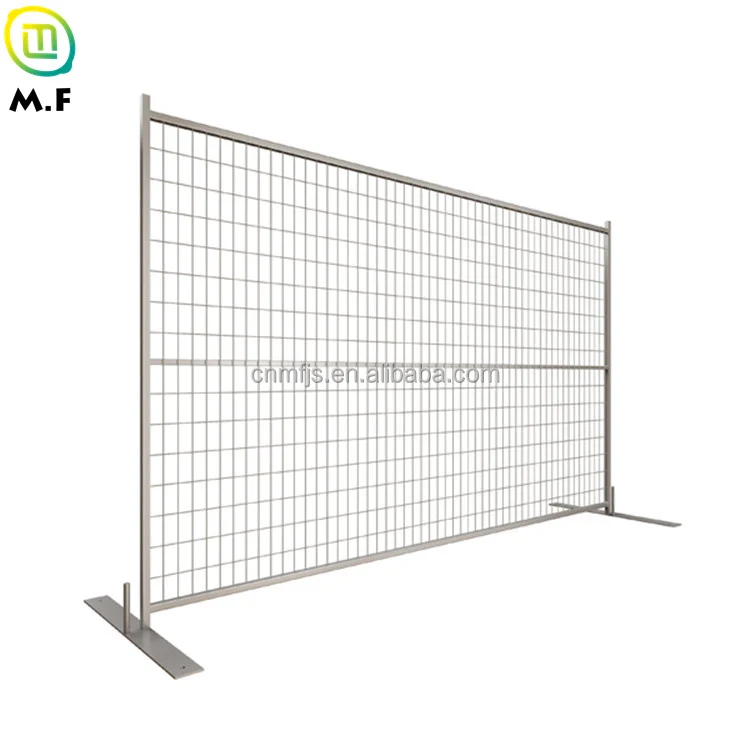 Outdoor Hot Dipped Galvanized 6X10Ft Construction Movable Temporary Fence Panels For Canada