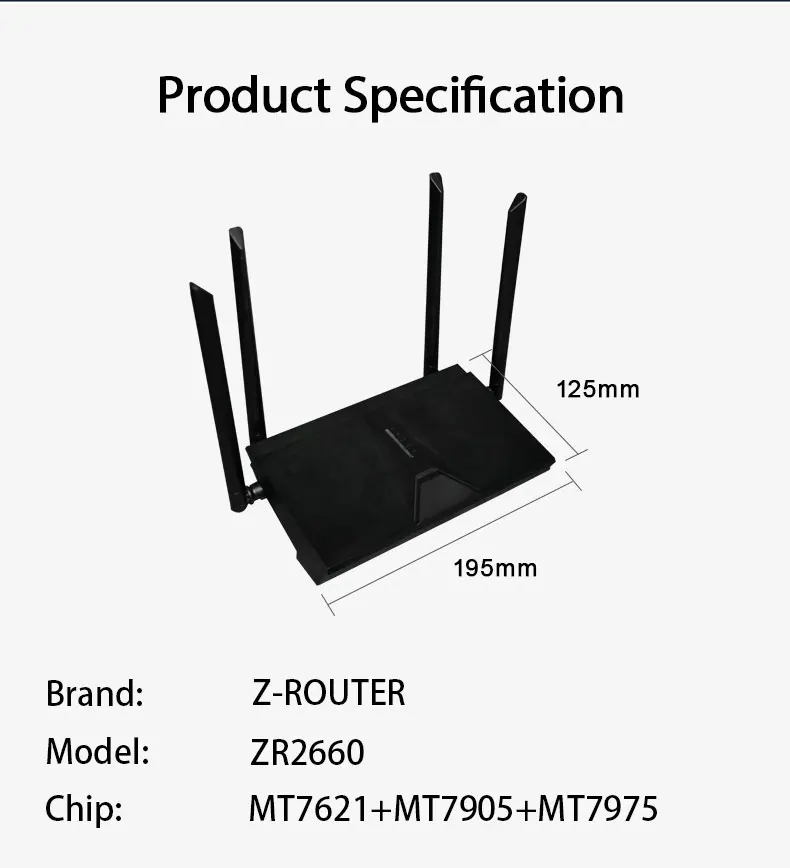 Factory Directly Supply Other Router Wifi 6 Dual-band 1800mbps Dual ...