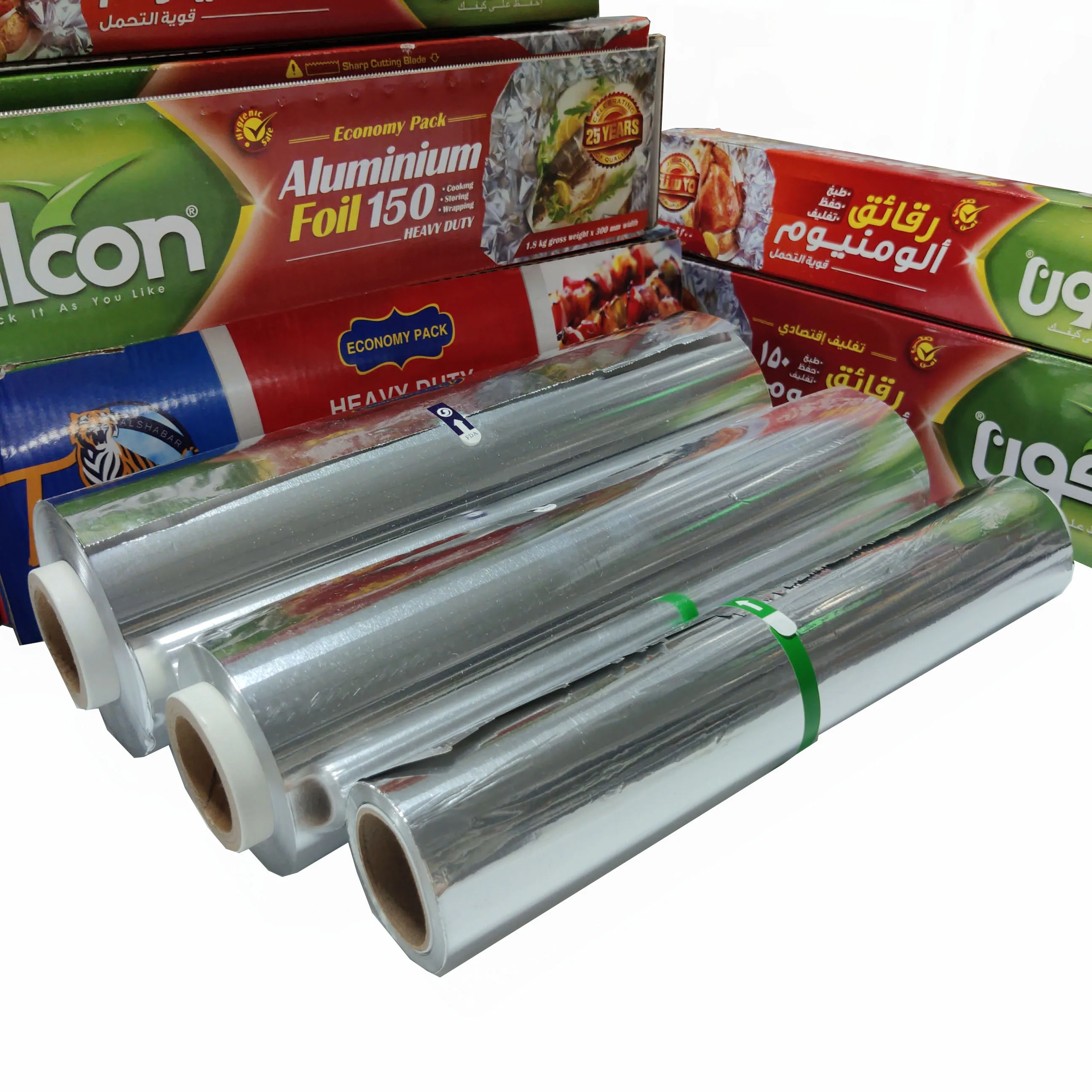 Falcon Foil Roll Heavy Duty Aluminum Foil Wrapping Paper Disposable