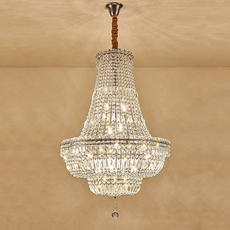 Breathtaking Unique Wedding Decoration Ideas Pendant lights to Brighten Luxury Waterproof Outdoor Wedding Crystal Chandeliers