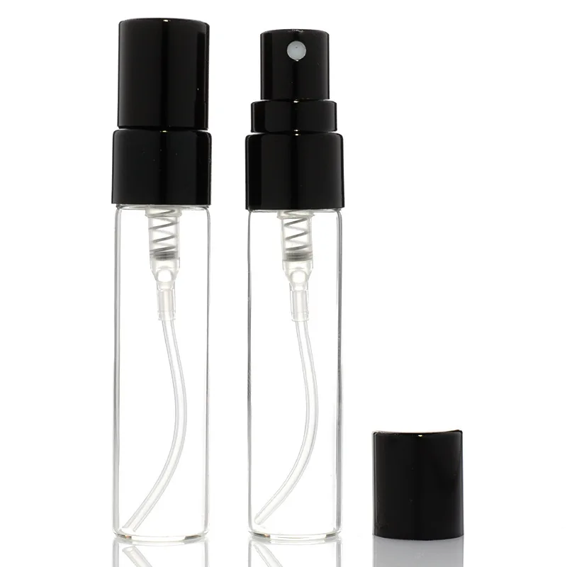 product portable mini square pump bottles for cream face mask empty glass bottles with mist packaging screen printing-1