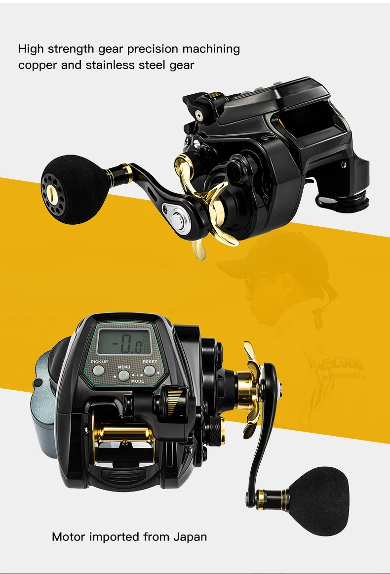 Ecooda One-Way Clutch System Electric Reel 3000 Left Handle - China Electric  Reel and Power Assist Reel price
