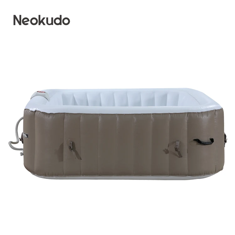 6 Person Inflatable Hot Tub Spa Customized Color Portable Hot Tubs