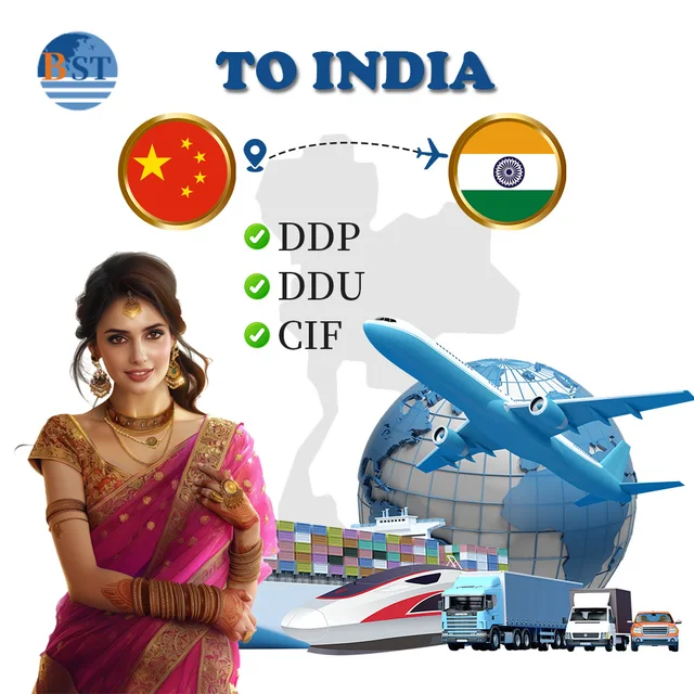 Logistics Freight Forwarding DDP Cargo Sea Freight Express International Freight Forwarding Inspection China to India