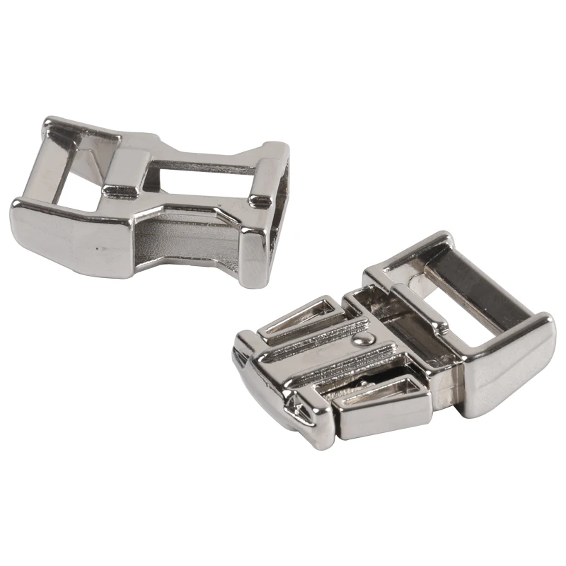 High Quality Silver Metal Side Release Buckle Adjuster